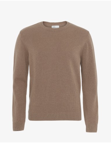 Classic Merino Wool Crew - Warm Taupe livraison et retour toujours gratuits