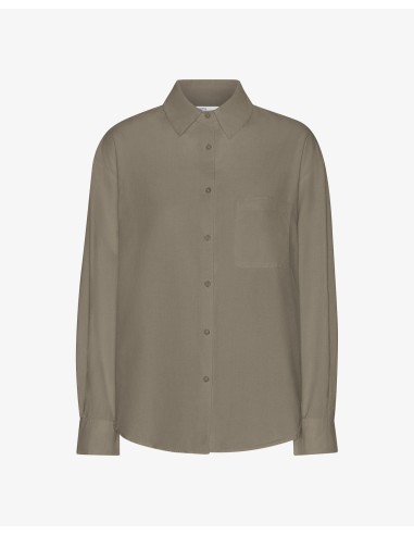 Organic Oversized Shirt - Dusty Olive shop