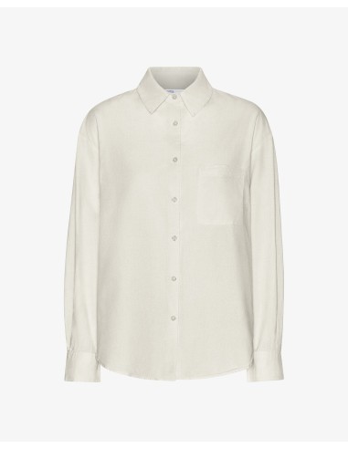 Organic Oversized Shirt - Ivory White livraison gratuite