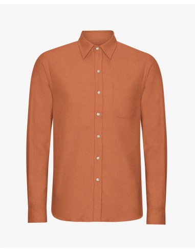 Organic Flannel Shirt - Ginger Brown le concept de la Pate a emporter 